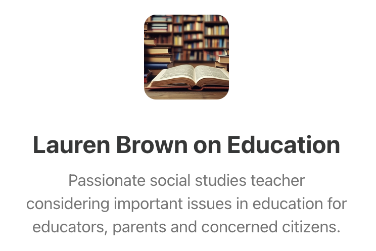 Lauren Brown on Education Visual